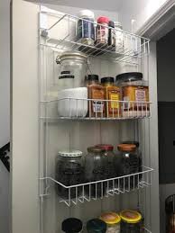 You can even use storage bins and baskets to keep snacks or tupperware neatly put away but easy to find. Closet Organizer W 6 Shelves Over The Door Pantry Organizer And Bathroom Organizer By Lavish Home Walmart Com Walmart Com