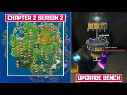 There are plenty of workbenches scattered across battle island but they can still be a bit tough to for instance, some npc's in chapter 2 season 2 carry heavy assault rifles that deal a lot of damage but have a slower rate of fire compared to a normal. All Upgrade Bench Locations Use Upgrade Bench To Sidegrade A Weapon Fortnite Chapter 2 Season 2 Youtube