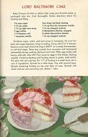 Vintage Recipes 1950s Cakes Retro Recipes Vintage Recipes Vintage Dessert