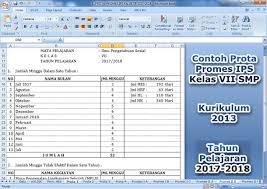 Silabus bahasa indonesia smp kelas 7 kurikulum 2013 tahun 2020 2021 tekno banget. Contoh Prota Promes Ips Smp Kelas Vii Kurikulum 2013 Tahun 2017 2018 Berkas Edukasi