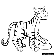 If you are crazy about coloring sheets, you will love this the year of the tiger coloring page! Year Of The Tiger Online Coloring Page