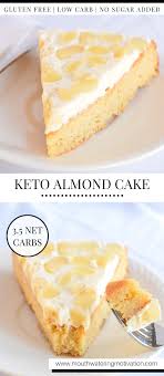 Keto Almond Cake Recipe Almond Cakes Healthy Dessert Recipes Easy Low Carb Snacks