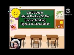 Worksheets are using signal some of the wo… Opinion Marking Signals Lesson English 8 Youtube