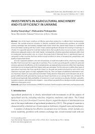 Investing in fractional shares is as easy as investing in traditional stocks or etfs. Pdf Investments In Agricultural Machinery And Its Efficiency In Ukraine