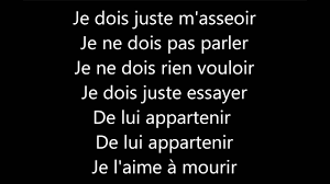 Je l'aime à mourir vous pouvez détruire tout ce qui vous plaira elle n'a qu'à ouvrir l'espace de ses bras pour tout reconstruire. Francis Cabrel Je L Aime A Mourir Lyrics Youtube