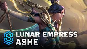 Lunar Empress Ashe Skin Spotlight - League of Legends - YouTube