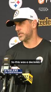 Decisions made from the soul are usually pretty fulfilling," Aaron Rodgers  spoke for the first time as a Pittsburgh Steeler. LEARN MORE ABOUT TODAY'S  MINICAMP:  https://www.wtae.com/article/sports-aaron-rodgers-steelers-minicamp/65025761