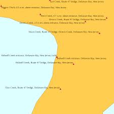 Bidwell Creek Entrance Delaware Bay New Jersey Tide Chart