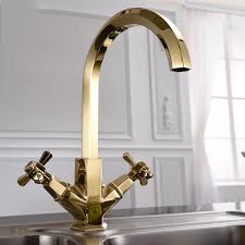 Finding the best gold kitchen faucet is tricky for most people. Luxury Gold Solid Brass Two Handle High Arc Kitchen Faucet Unique Design 360 Degree Swivel Modern Hot Cold Mixer Sink Faucets Designer Kitchen Faucets Kitchen Faucetkitchen Faucet Design Aliexpress