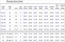 Leotard Size Chart 3 Www Bedowntowndaytona Com