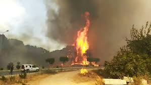 Strong winds have fanned the fire near the mediterranean coastal town of manavgat on wednesday. Qqowxupm9ancom