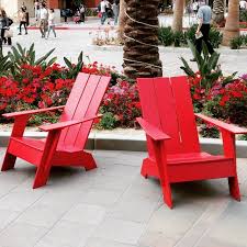 Adirondack Lounge Chair Design Within Reach Modern Outdoor Furniture Recycled Plastic Adirondack Chairs Farmhouse Table Chairs