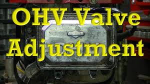 how to adjust valves on ohv small engines valve clearance lash