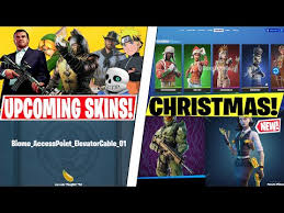 First free 'fortnite' christmas skin is now available. Massive Fortnite Skin Leaks Collaborations Leaks Map Change Leaks Christmas Flopper Npc Free Alltolearn Blog