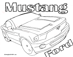 Sheets For Coloring Mustang Sports Car Coloring Page At Coloring Pages Book For Kids Boys Race Car Coloring Pages