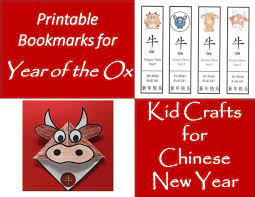 Lunar new year or spring festival, as it is also known, is celebrated in many asian countries. Printable Bookmarks For Year Of The Ox Kids Crafts For Chinese New Year Holidappy