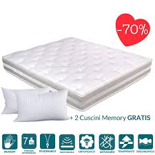 ✓ tutte le informazioni che cerchi in un unico sito di fiducia. Materasso Matrimoniale 160x200 Con Topper Memory Med Sfoderabile Cuscini Ebay