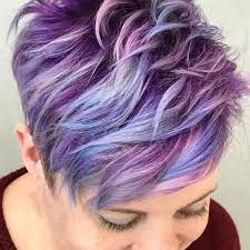 Amethyst Prism By Ultabeauty Design Team Member Leo Valencia Playingwithpurple Modernsalon Hair Color Crazy Short Ombre Hair Short Hair Color