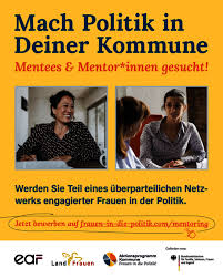 Jetzt bewerben! Überparteiliches Mentoring-Programm für mehr Frauen in der  Kommunalpolitik - Gemeinde Birkenwerder - grün erleben