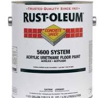 Rust-Oleum Gloss Urethane Modified Acrylic Floor Paint, Safety Orange, 1  gal.