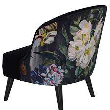 The teagan armless accent chair is the splash of pattern your living space needs to give it a new life. Floral Pattern Velvet Occasional Chair Velvet Occasional Chair Occasional Chairs Patterned Chair