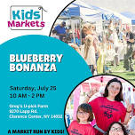 Kids Market at Blueberry Bonanza at Greg's U-Pick Farm