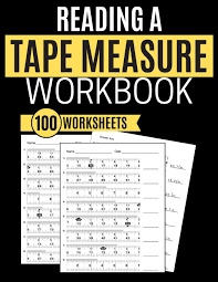 Download reading a tape measure worksheet pdfs. Reading A Tape Measure Workbook 100 Worksheets Learning Kitty 9781705412466 Amazon Com Books