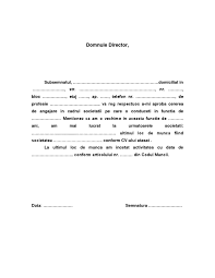 Model cerere solicitare informaţii de interes public (descarca in fo. Cerere De Angajare