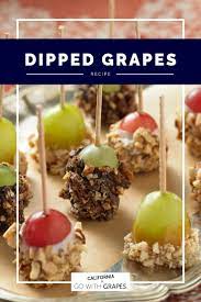 Dipped Grapes Recipe Desserts Food Recipes