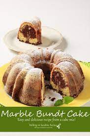 Marble Bundt Cake From A Cake Mix Walking On Sunshine Recipes Recipe Fall Dessert Recipes Easy Bundt Cake Bundt Cakes Recipes