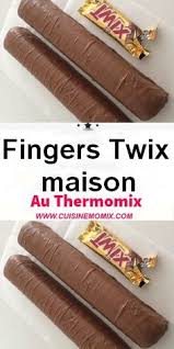 Fingers Twix Maison Au Thermomix Recette Twix Thermomix Recette Recettes De Cuisine
