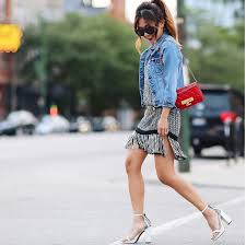Caslon® drape collar knit blazer. A Jean Jacket Over A Knit Dress 51 Ways To Make Getting Dressed For Work Ridiculously Easy Popsugar Fashion Photo 9