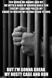 I M Gonna Break My Rusty Cage And Run Soundgarden Rusty Cage Soundgarden Lyrics I Dont Like Mondays Favorite Lyrics