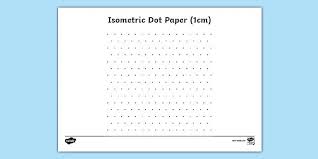 dot grid isometric paper cfe second level resources
