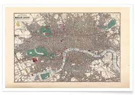 View map of new orleans 1884. Vintage London England Map Poster Juniqe