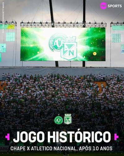 A Chapecoense anunciou que far&aacute; um amistoso com o Atletico Nacional no pr&oacute;ximo dia 26/09. O jogo ser&aacute; no Atan&aacute;sio Girardot, 10 anos ap&oacute;s o acidente a&eacute;reo que ocorreu quando a equipe