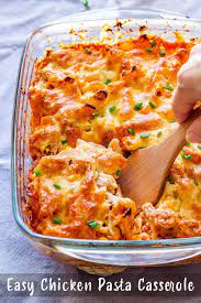 Easy Chicken Pasta Casserole Recipe Happy Foods Tube Recipe Recipes Casserole Recipes Best Pasta Dishes