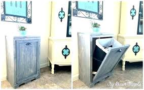 Image result for slide out garbage can
