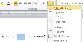 How To Add Bottom Border To Text In Word Super User