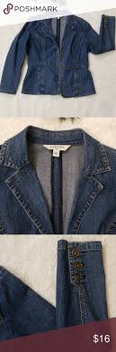 st johns bay denim jacket denim jacket with long sleeves