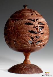 Incredible Coconut Carving Art Modern Art Design Ideas Cabacas Faca Voce Mesmo Coco