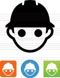 Person Wearing Hard Hat Icon Icon Building Symbol Hard Hats