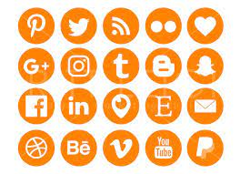 Ripe Orange Social Media Icons Pack Social Media Icons Media Icon Snapchat Icon