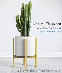 Read our guide on tall indoor floor plants to buy now. Plant Stand Mid Century Modern Tall Planter Holder Natural Pine Wood Pot Shelf For Indoor Outdoor 12 13 Pots Walmart Com Walmart Com