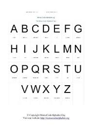 morse code alphabet chart for morse jewelery jewelery