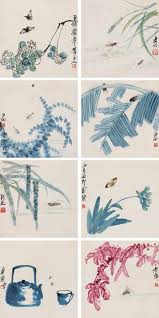 Chinese Paintings Of Plants Flower By Qi Baishi Chinese Painting China Art Chinese Art
