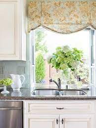 When you have creative ideas, you can create the best version of your unpleasant window. Garden Window Decorating Ideas To Brighten Up Your Home Kitchen Window Treatments Window Treatment Styles Kitchen Window Treatments Ideas