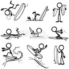 Stick Figure Surfing Stick Figure Drawing Stick Drawings Surf Drawing