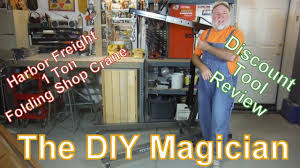 Add to cart add to my list. Harbor Freight 1 Ton Folding Shop Crane Discount Tool Review The Diy Magician Youtube