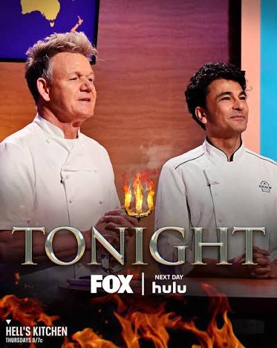 The perfect start to 2025….an all new Hell's Kitchen tonight !
